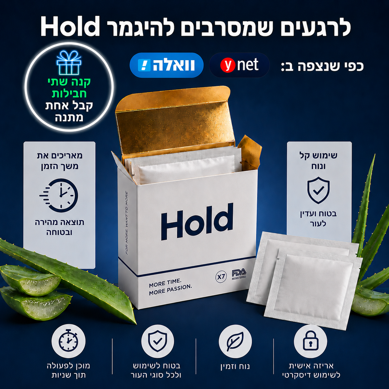 Hold – מגבוני שליטה | 10 יחידות